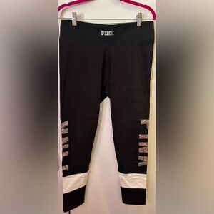 Sequin bling yoga leggings